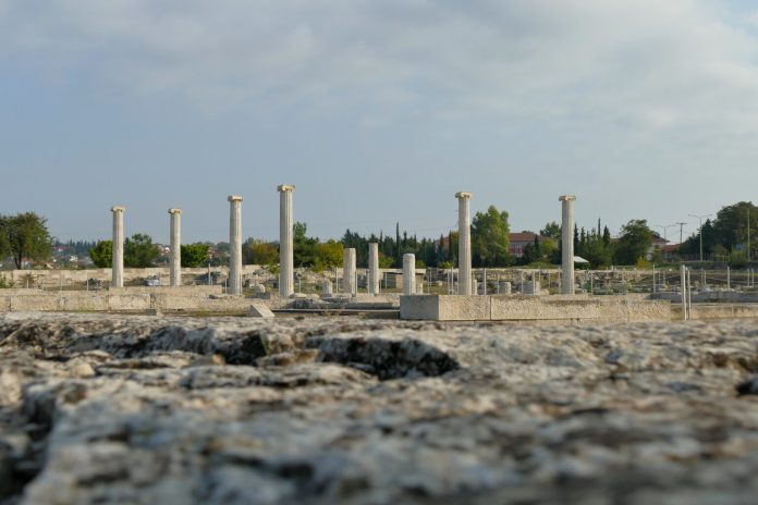 Pella,,Greece,,12,October,2019,,Panoramic,View,Of,The,Archaeological