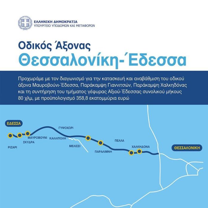 Οδικός Άξονας Θεσσαλονίκη-Έδεσσα
