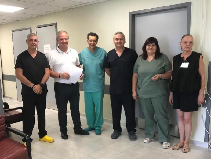 Επίσκεψη Διονύση Σταμενίτη στα Κέντρα Υγείας του Νομού Πέλλας