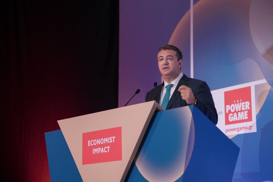 Α. Τζιτζικώστας από το συνέδριο του Economist