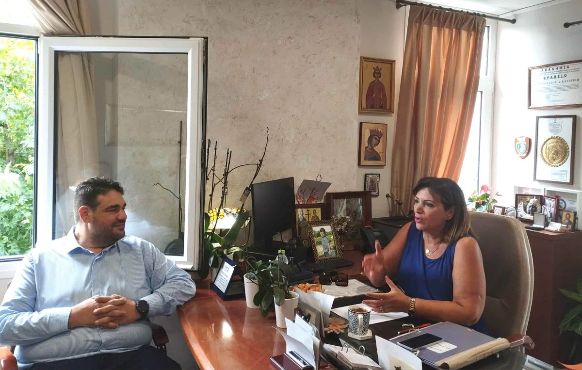 Υποδοχή του Υπουργού Εσωτερικών Θεόδωρου Λιβάνιου