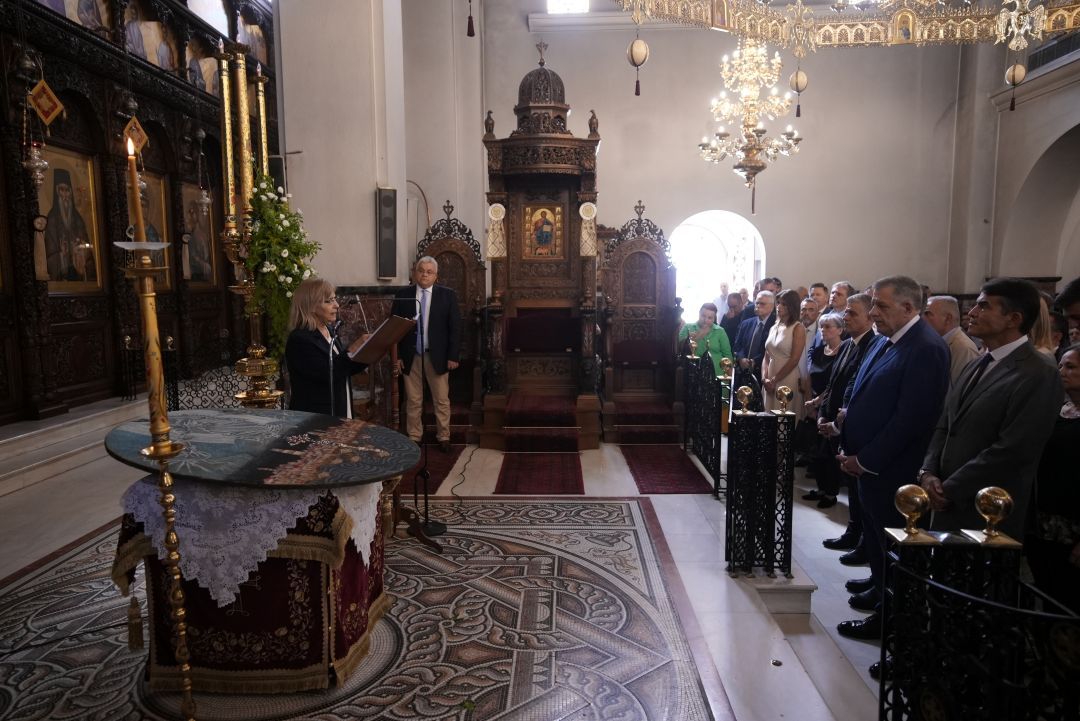 Η Περιφερειάρχης Κεντρικής Μακεδονίας Αθηνά Αηδονά
