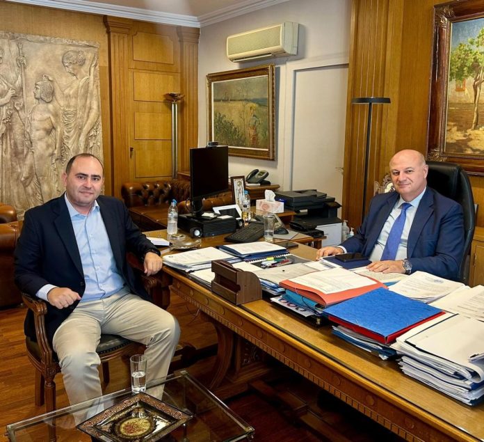 Συνάντηση Λάκη Βασιλειάδη με τον Υπουργό Αγροτικής Ανάπτυξης & Τροφίμων