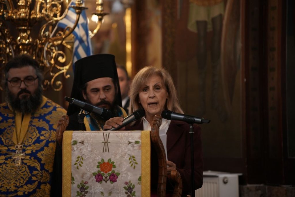 Η Περιφερειάρχης Κεντρικής Μακεδονίας Αθηνά Αηδονά