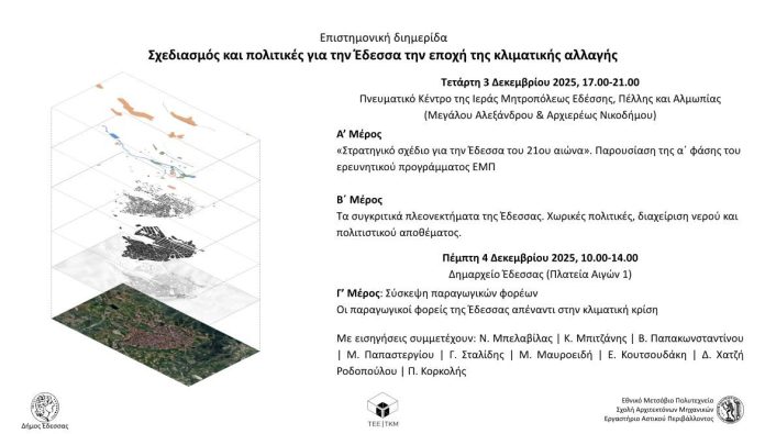 Επιστημονική διημερίδα Σχεδιασμός και πολιτικές