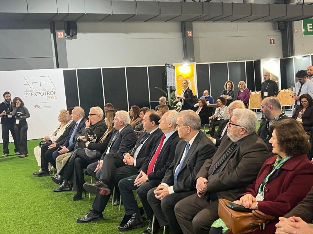 Ο Γιάννης Ανδριανός στα εγκαίνια της 12ης ΕΞΠΟΤΡΟΦ