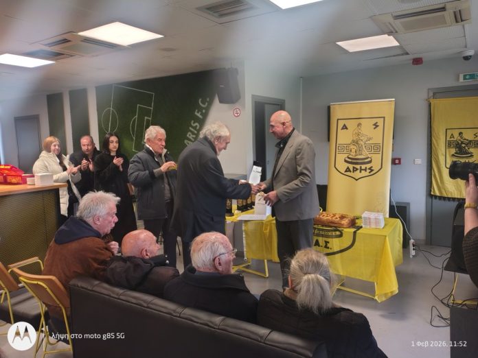 Η Αριδαία «ψυχή» του Άρη: Συγκίνηση στη βράβευση των Αντώνη Κιλικλή