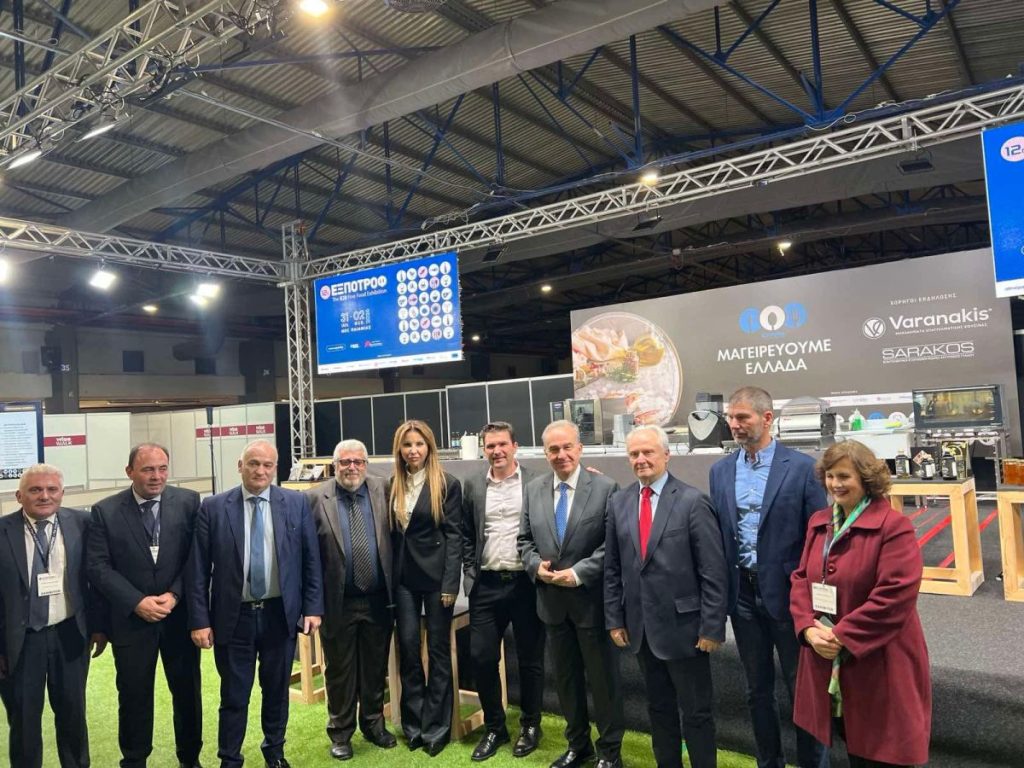 Ο Γιάννης Ανδριανός στα εγκαίνια της 12ης ΕΞΠΟΤΡΟΦ