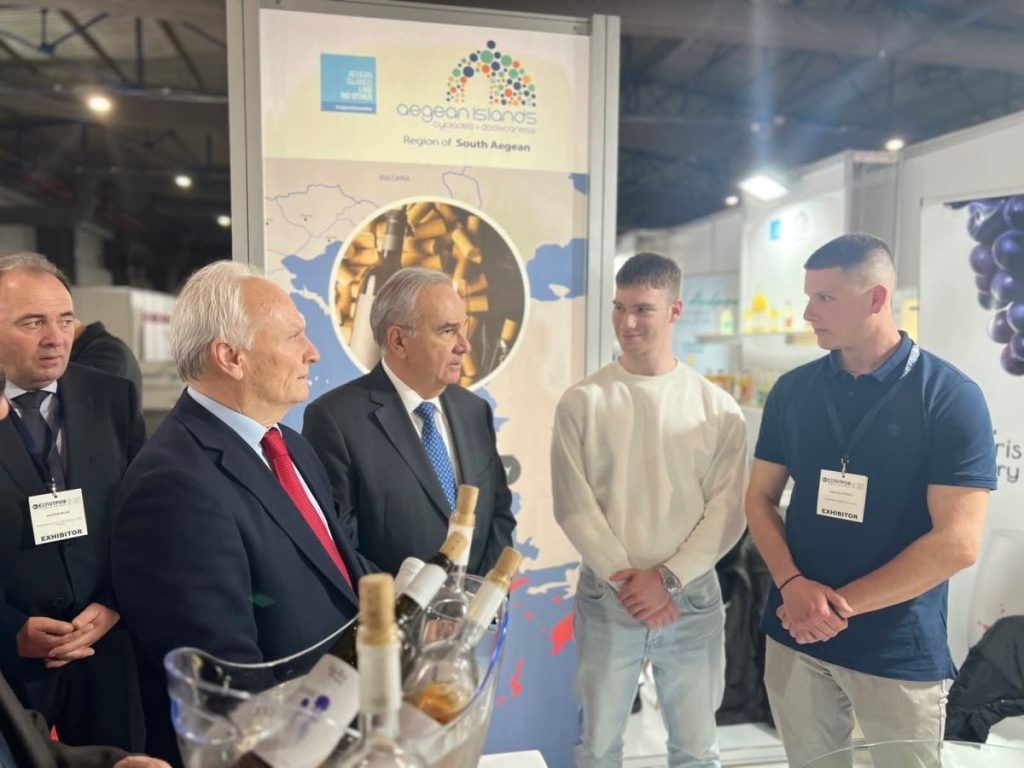 Ο Γιάννης Ανδριανός στα εγκαίνια της 12ης ΕΞΠΟΤΡΟΦ