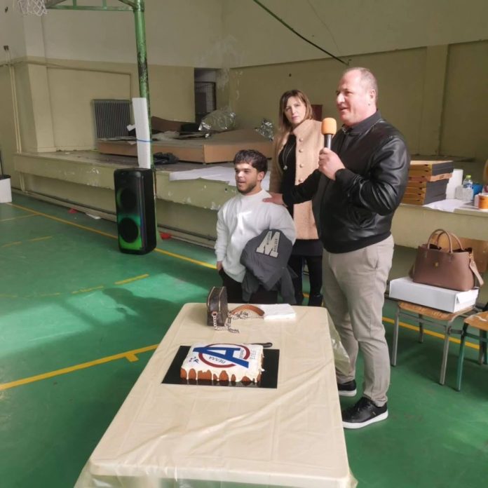 Η Δήμαρχος Σκύδρας στην κοπή πίτας του ΑΟΣ ΠΕΛΛΑ