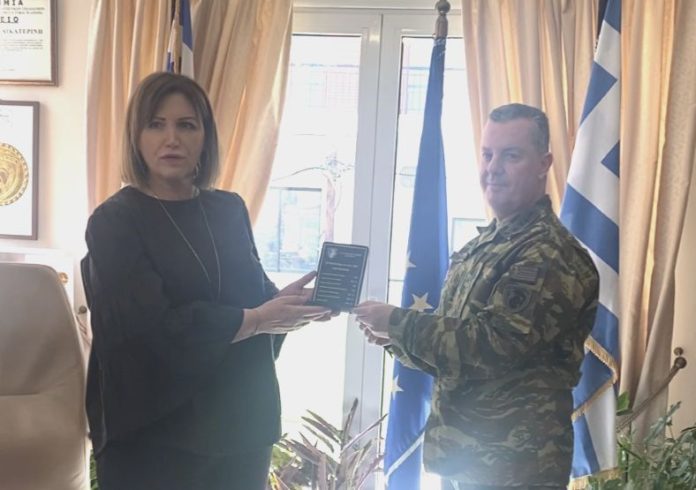 Συνάντηση της Δημάρχου Σκύδρας με το νέο Διοικητή της ΙΙας Μ/Κ Μεραρχίας Πεζικού