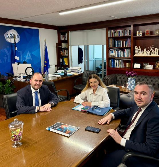 Συνάντηση Λάκη Βασιλειάδη με Υφυπουργό Ψηφιακής Διακυβέρνησης