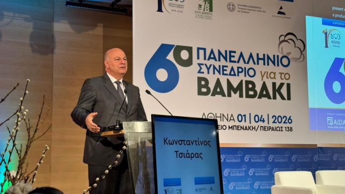 Τσιάρας: Το μέλλον του ελληνικού βάμβακος είναι ευοίωνο – Στρατηγική επιλογή η στήριξή του