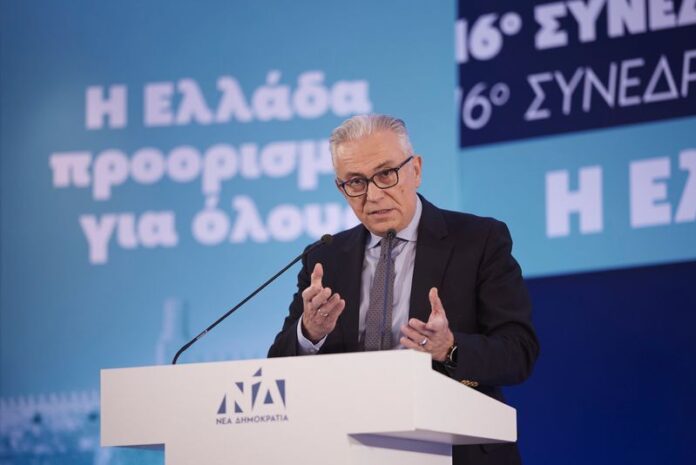 Ομιλία του Προέδρου της Οργανωτικής Επιτροπής του 16ου Συνεδρίου της Νέας Δημοκρατίας Θεόδωρου Ρουσόπουλου στο Προσυνέδριο του κόμματος στο Ηράκλειο Κρήτης