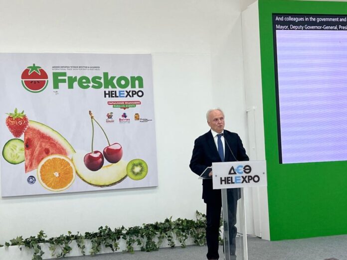 Ο Γιάννης Ανδριανός εγκαινίασε τη FRESKON 2026