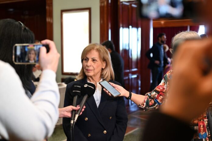 Η Περιφερειάρχης Κεντρικής Μακεδονίας Αθηνά Αηδονά στην εκδήλωση μνήμης για την 111η επέτειο της Γενοκτονίας των Αρμενίων